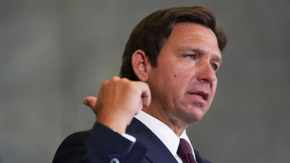 El gobernador de Florida, Ron DeSantis.