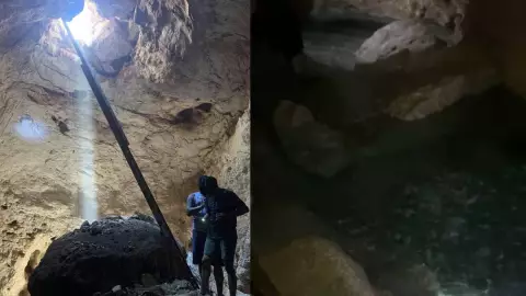 VIDEO_ Familia de Hocabá descubre cenote debajo de terreno