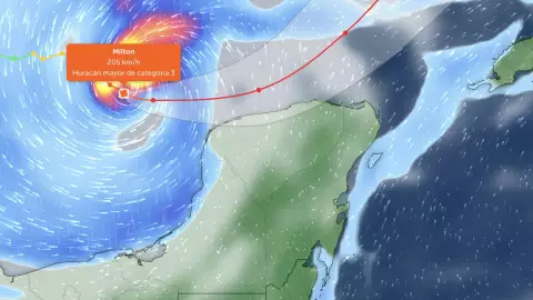 ÚLTIMA HORA: Huracán Milton aumenta su fuerza y alcanza la categoría 3 HOY 7 de octubre