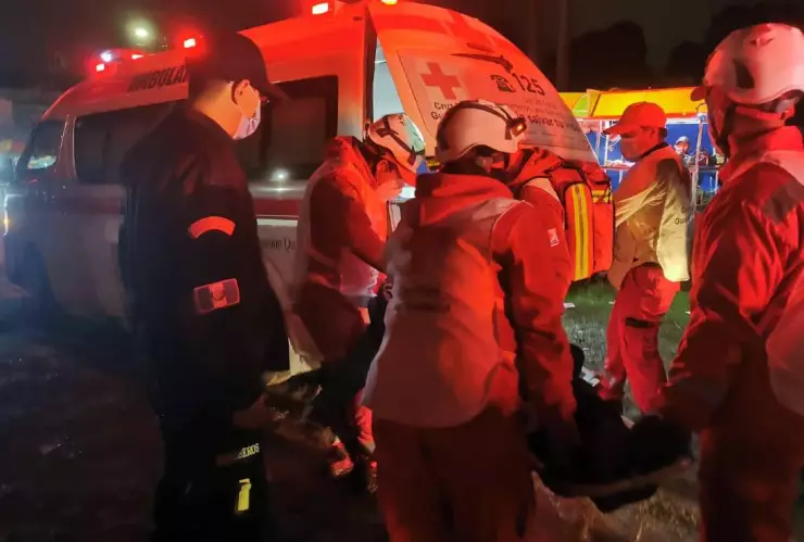 Avalancha humana en concierto de Guatemala.