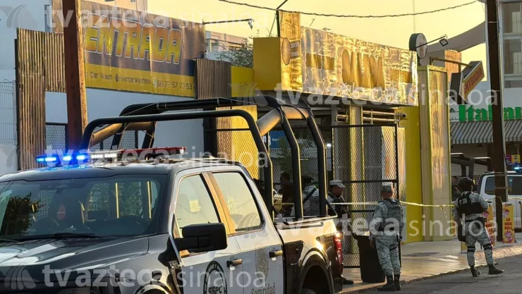 Asesinan a hombre en autolavado en Culiacán