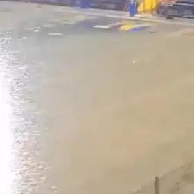 Estadio Gaspar Mass inundado previo clásico regio