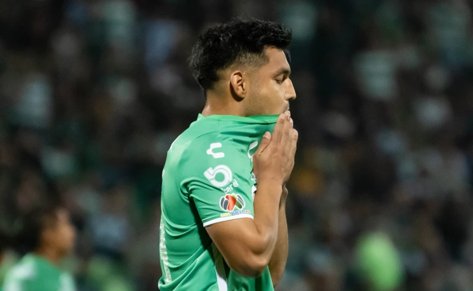 Eduardo Aguirre con Santos
