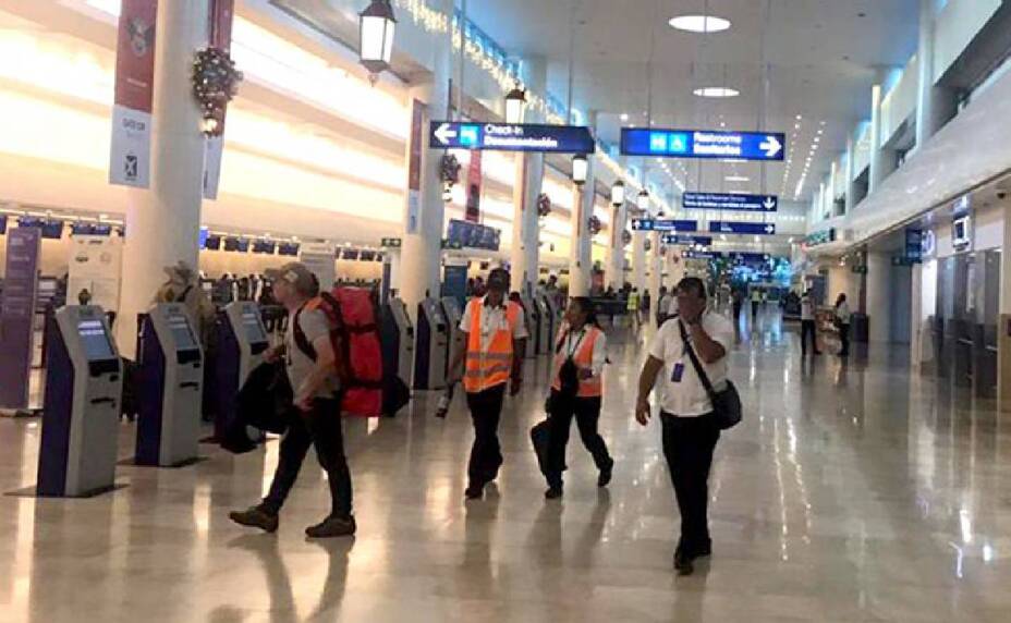 481 operaciones en el Aeropuerto de Cancún este 27 de enero