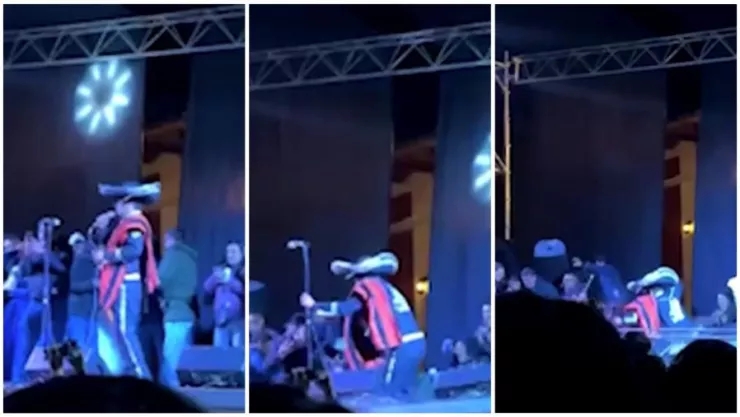 Derrumbe de un escenario durante celebración escolar en Perú deja 12 heridos (VIDEO)