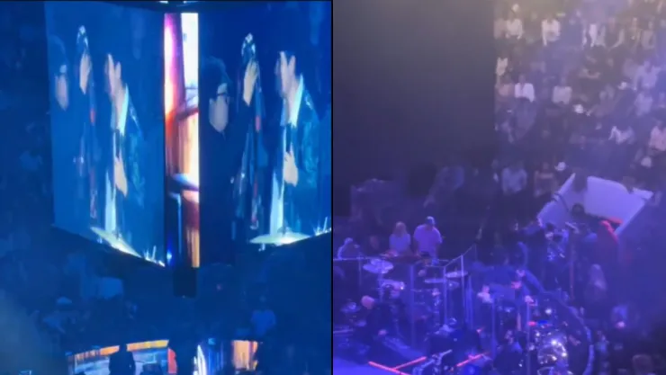 ¿Fue amenazado? Alfredo Olivas recibe extraño objeto y finaliza concierto de manera repentina