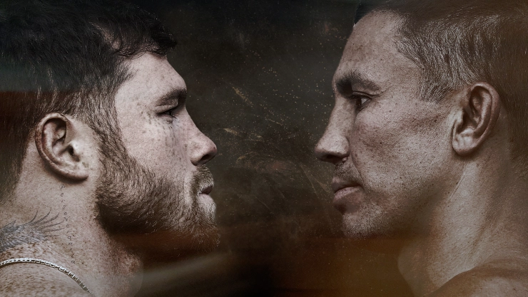 Canelo Álvarez cara a cara ante Gennady Golovkin previo a su trilogía
