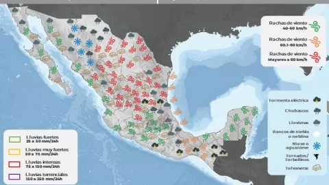 Clima en México hoy 3 de abril de 2024
