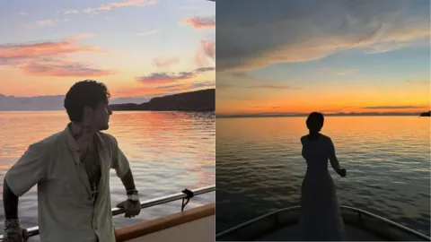 Fotos luna de miel Nodal y Ángela