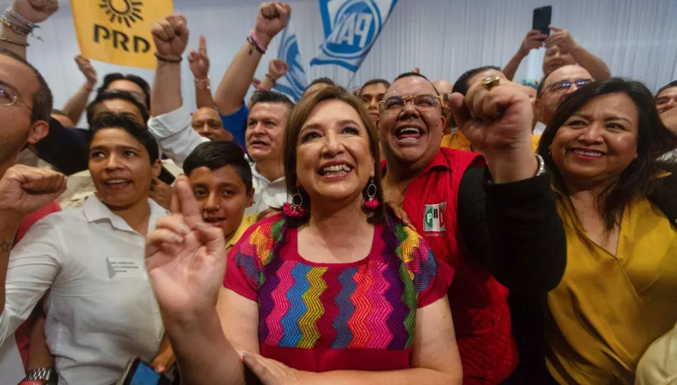 Xóchitl Gálvez entrevista con Garralda