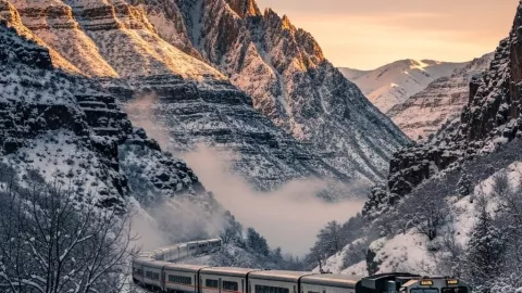 ¿Conoces el Chepe? El tren que se vuelve un tesoro navideño en México