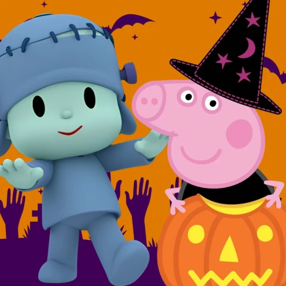 4 capítulos de Peppa Pig y Pocoyó para niños que tienen miedo a Halloween