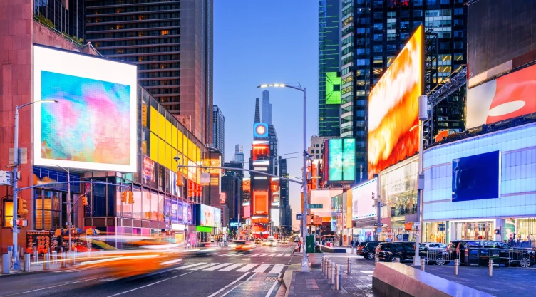 la vibrante ciudad neyorkina en las calles de Manhattan