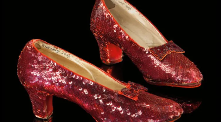Zapatillas verdaderas de Judy Garland Mago de Oz