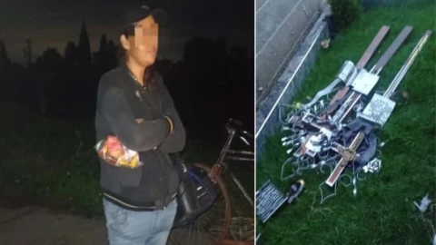 detenida por sustraer cruces en panteón 