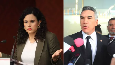 Alejandro Moreno acusa a Luisa María Alcalde de mentir y de ser impuesta por AMLO