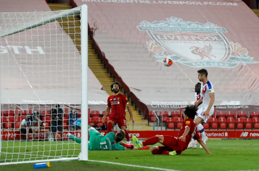 Liverpool goleó al Crystal Palace y está muy cerca de ser campeón