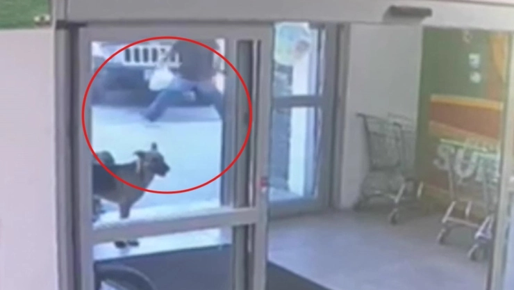 Hombre fue atropellado en la entrada de un supermercado