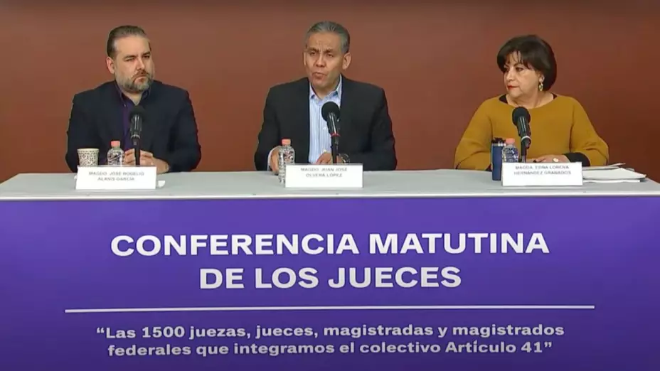 Conferencia de jueces hoy 20 de enero 2025.