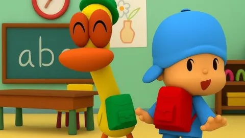 Pocoyó va a la escuela