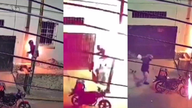 Repartidor de comida en Cuernavaca incendia hotel casi se quema