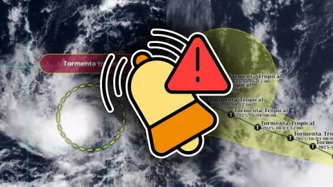 ¡ACTUALIZACIÓN! La Tormenta Tropical ‘Octave’ se deslpaza hacia el noroeste y esta es su NUEVA ubicación hoy