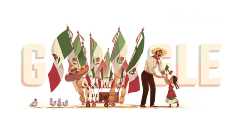 Doodle festeja Día de la Independencia de México