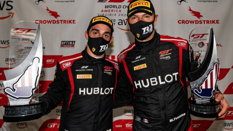 Martín Fuentes quedó segundo en la primer carrera del Virginia Internacional Raceway