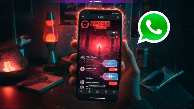  “Modo Stranger Things” para WhatsApp