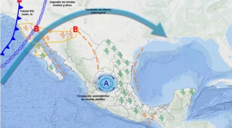 Circulación anticiclónica