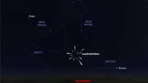 ¿Cómo ver la lluvia de estrellas cuadrántidas desde Aguascalientes?