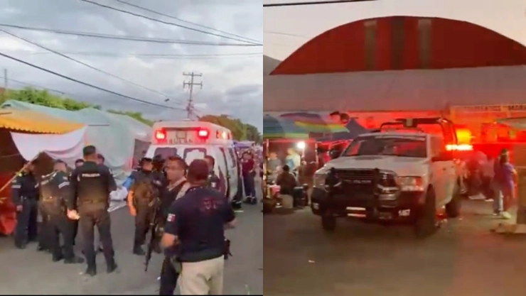 Balacera al interior del mercado Morelos de Puebla deja 4 muertos