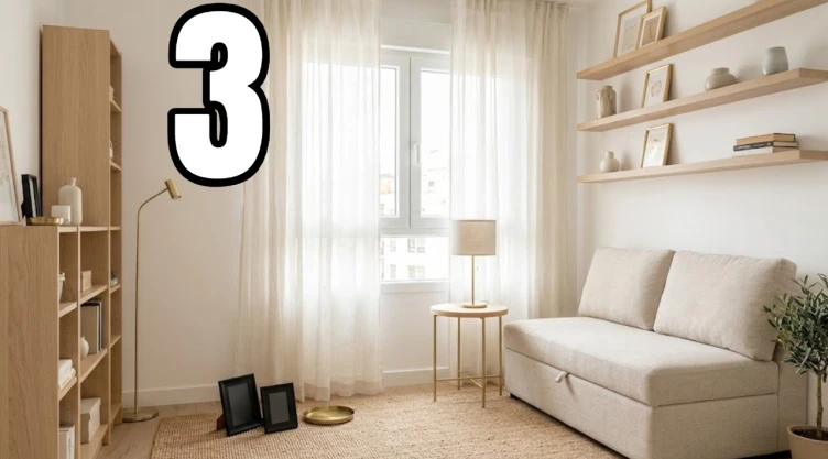 3 formas de decorar una sala pequeña para que parezca elegante, cómoda y funcional