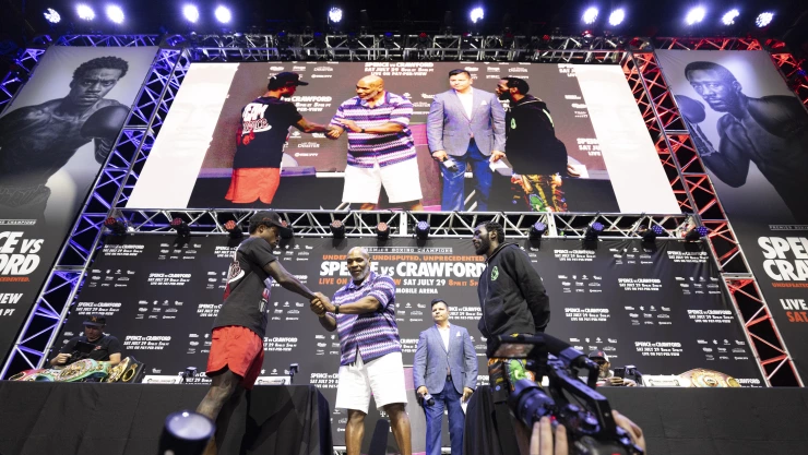 Errol Spence Terence Crawford box azteca