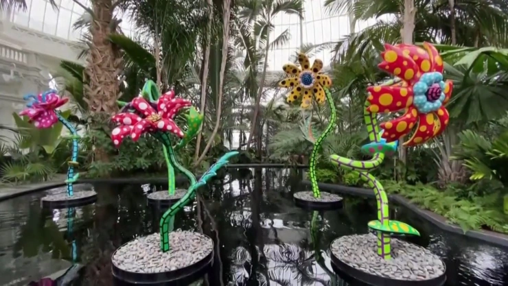 Exposición de Yayoi Kusama llega al Jardín Botánico de NY