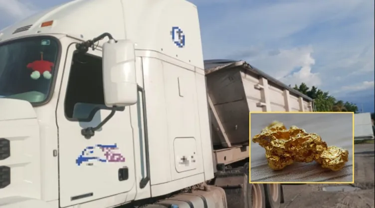 Robo de tractocamión con concentrado de oro y plata en carretera de Durango-Manzanillo