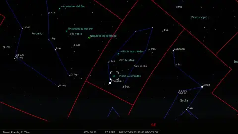 lluvias de estrellas Delta Acuáridas 2022