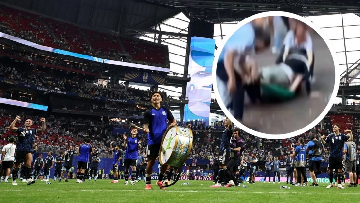 Argentinos agreden a aficionado mexicano previo al Argentina vs Inglaterra