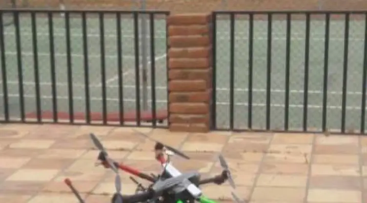 dron con granadas