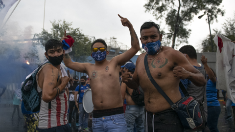 Cruz Azul aficionados