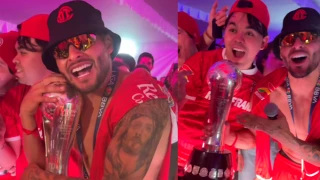 Alexis Vega canta “Regalo de Dios” a la Copa MX del Toluca: ¡Épica celebración!