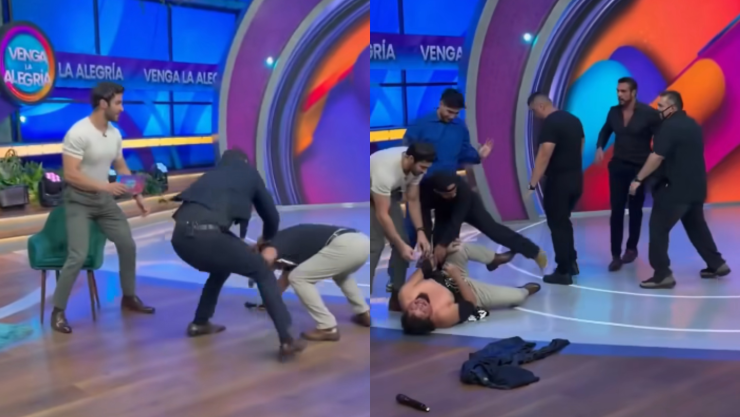 Alberto del Río ‘El Patrón’ agrede a producción de Venga La Alegría.