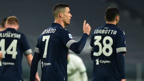 Cristiano Ronaldo con la Juventus