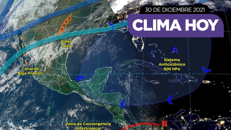 clima México 30 de diciembre