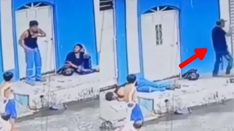 Hombre acuchillado en la calle es abandonado