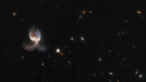 alas de ángel por el telescopio hubble