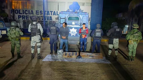 Dos detenidos tras persecución en Costa Rica