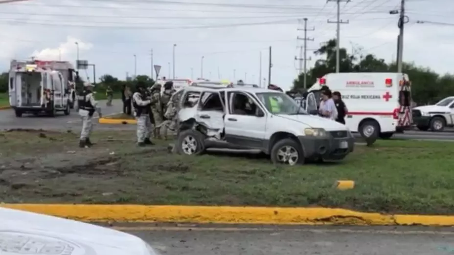 ¡Accidente en Tamaulipas! Choque con unidad del ejército deja 14 militares y reos heridos