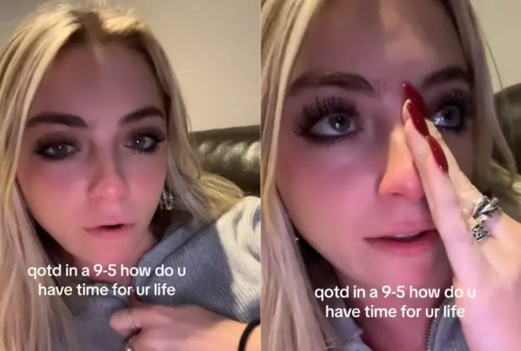 VIDEO Mujer llora porque su empleo de 8 horas le quita tiempo y energía; se hace viral en TikTok