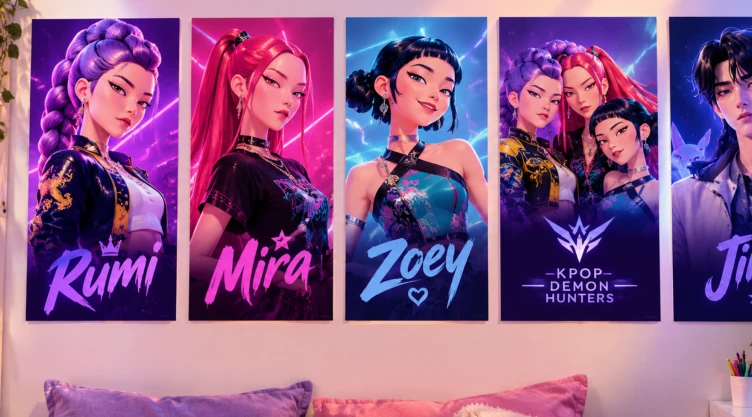 5 imágenes de Las Guerreras Kpop con sus nombres para poner en tu habitación
